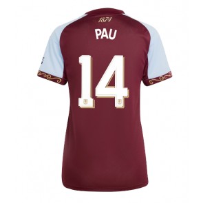 Aston Villa Pau Torres #14 Hjemmebanetrøje Dame 2025-26 Kortærmet